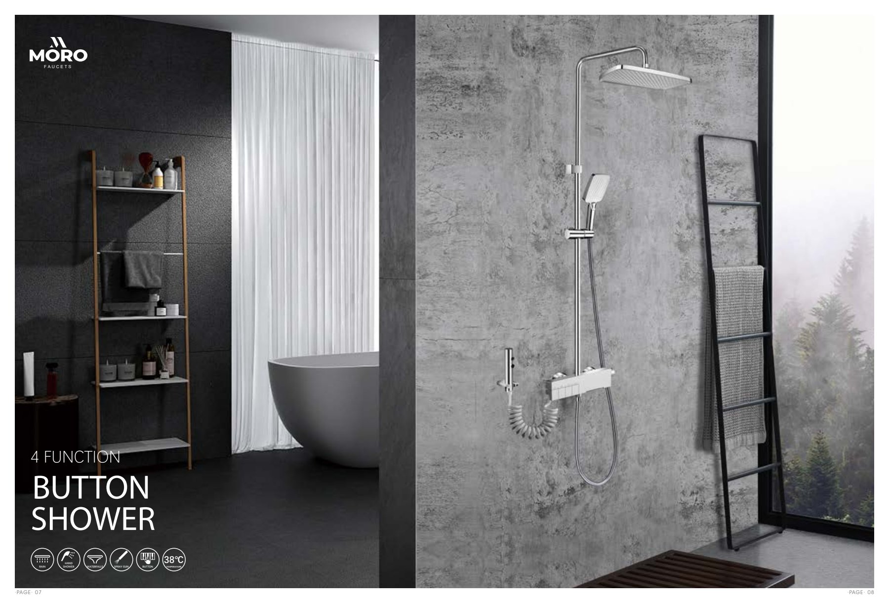 MORO 4-Function Shower
